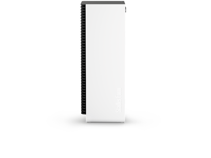 Sam little heater by Stadler Form as side view Sam little heater by Stadler Form as side view