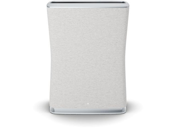 Roger little air purifier by Stadler Form in white Roger little air purifier by Stadler Form in white as front view