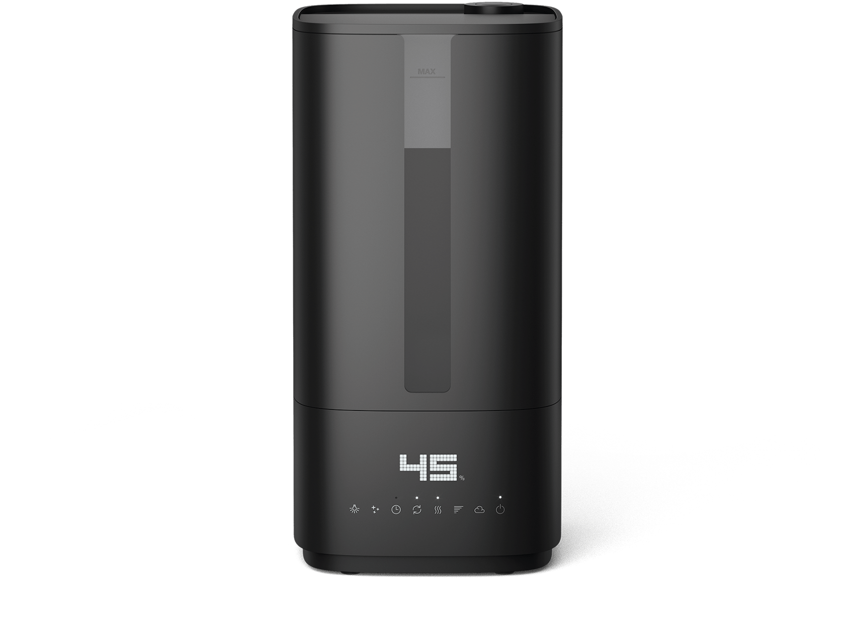 Humidificateur Oliver par Stadler Form Humidificateur Oliver par Stadler Form en noir, vue de face