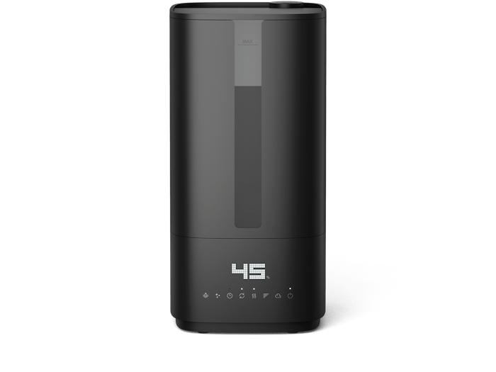 Humidificateur Oliver par Stadler Form Humidificateur Oliver par Stadler Form en noir, vue de face