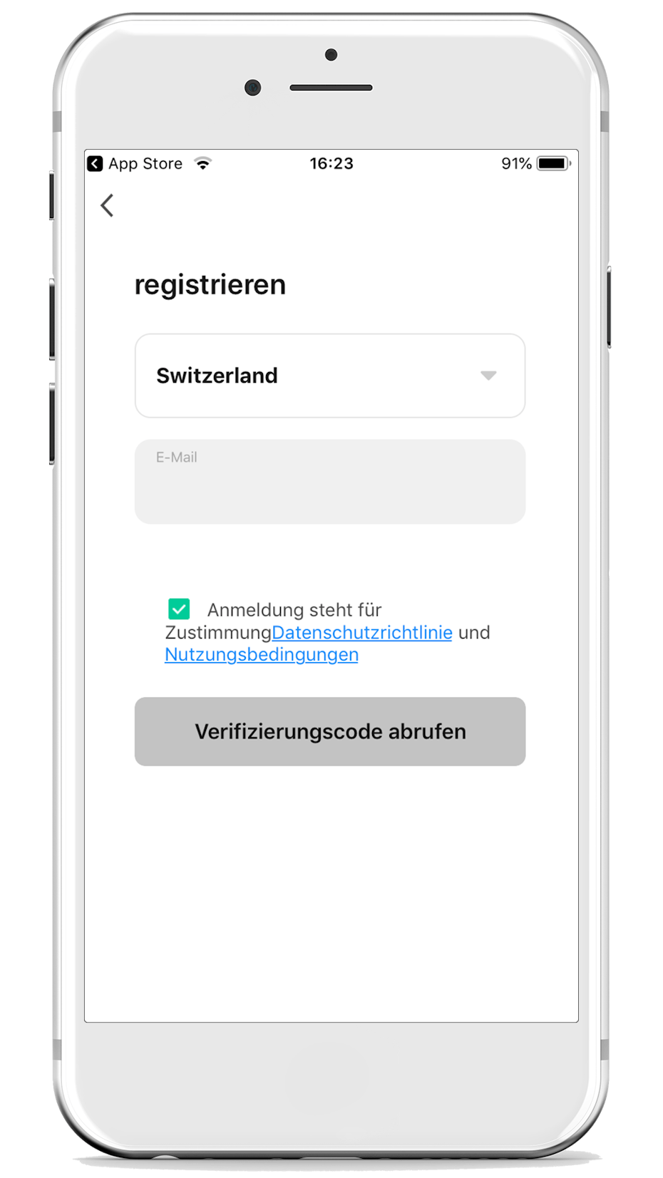Stadler Form App Registrierung Stadler Form App Registrierung