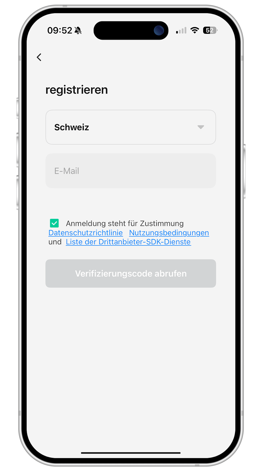 Stadler Form App Registrierung Stadler Form App Registrierung