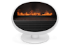 Erik heater by Stadler Form in white as front view