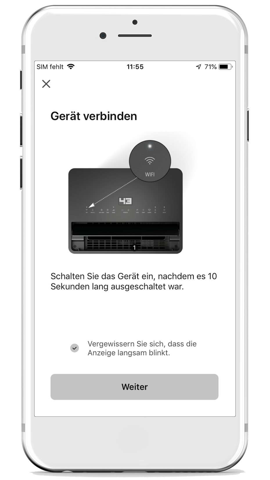 Stadler Form App Lukas Pro Gerät verbinden