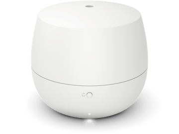 Mia aroma diffuser by Stadler Form in white Mia aroma diffuser by Stadler Form in white as perspective view