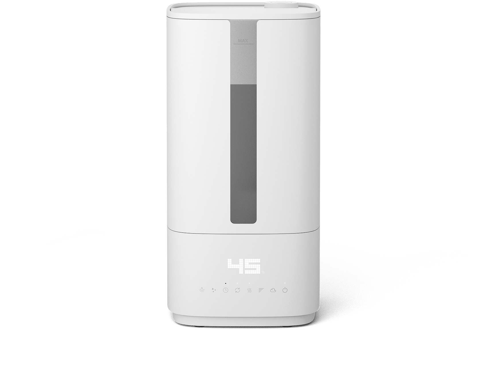 Oliver humidifier by Stadler Form Oliver humidifier by Stadler Form in white as front view