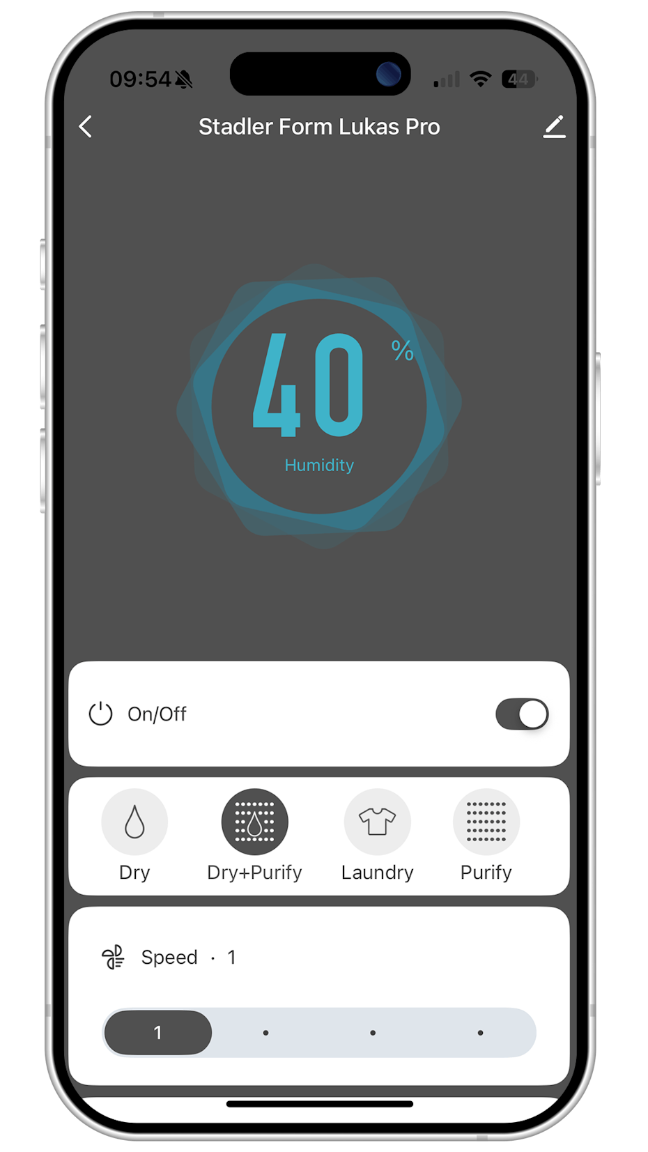 Stadler Form App Lukas Pro control panel