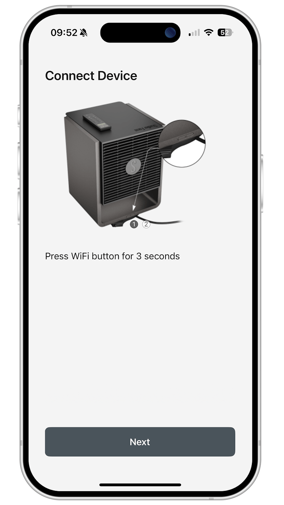 Stadler Form app activate Wi-Fi for fan heater Alex Stadler Form app activate Wi-Fi for fan heater Alex