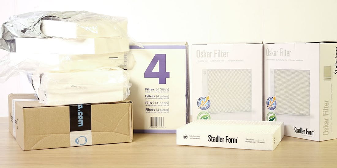 Several filters for humidifiers