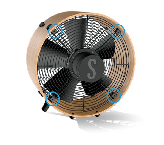 Faq about how to clean Otto fan by Stadler Form