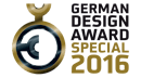 Logo German Design Award 2016 Robert air washer by Stadler Form