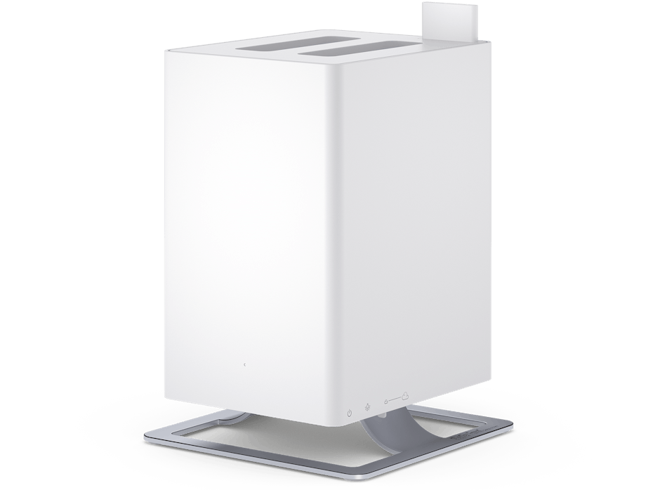 Anton humidifier by Stadler Form in white as perspective view