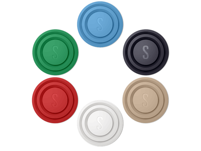 Ensemble de broches parfumées Stadler Form sur un fond neutre Ensemble de broches parfumées Stadler Form sur un fond neutre