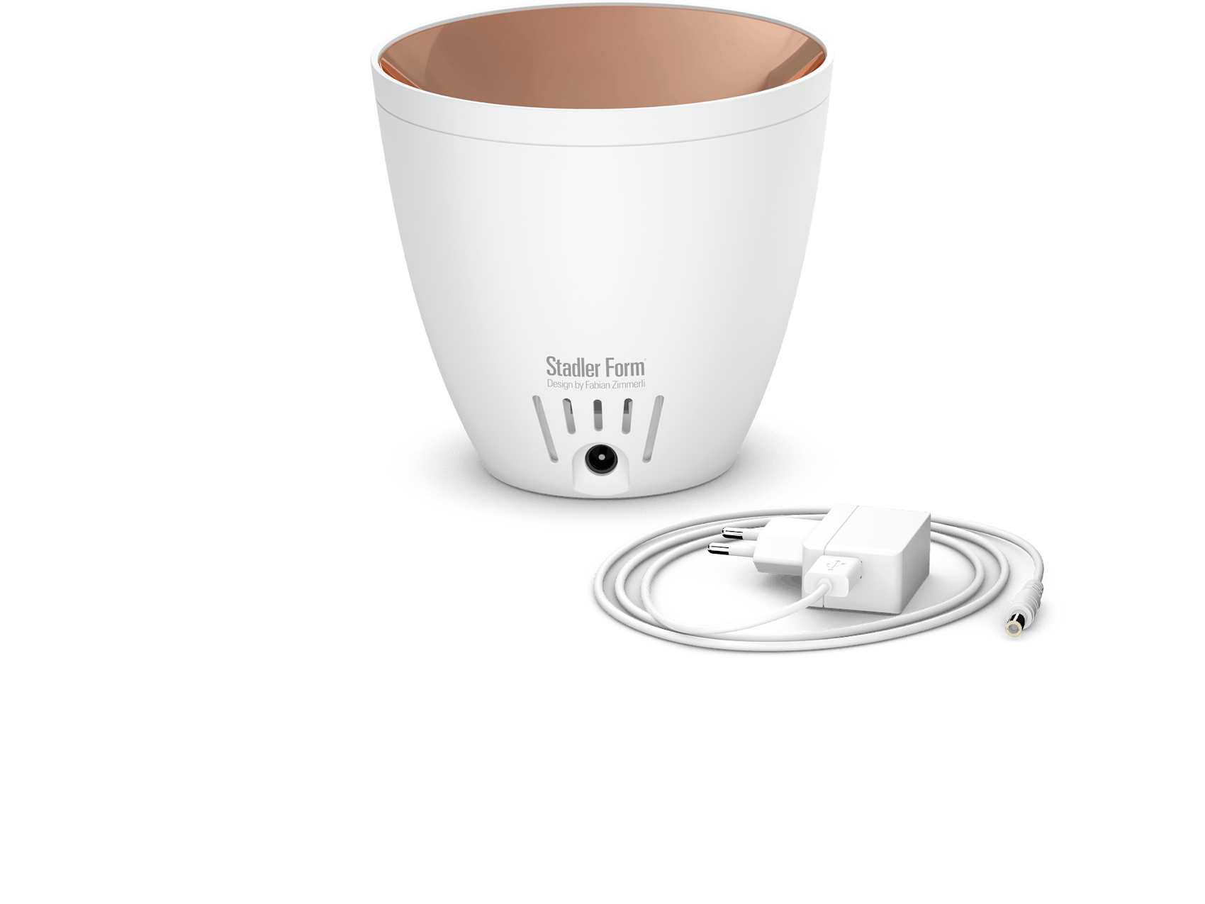 Zoe Aroma Diffuser von Stadler Form in weiss mit Stromkabel