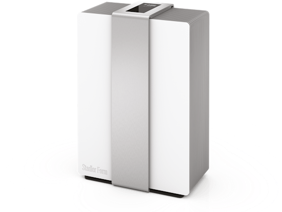 Robert air washer by Stadler Form in silver Robert air washer by Stadler Form in silver as perspective view