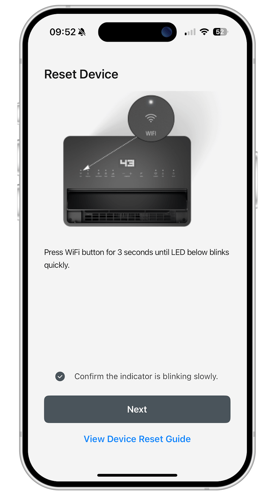 L'application Stadler Form confirme la connexion wi-fi Lukas L'application Stadler Form confirme la connexion wi-fi Lukas