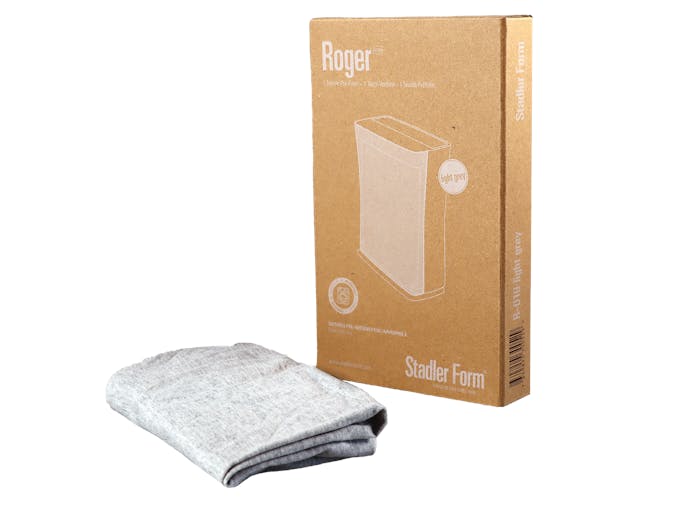 Roger little textile pre-filter light grey packing by Stadler Form suitable for air purifier Roger little