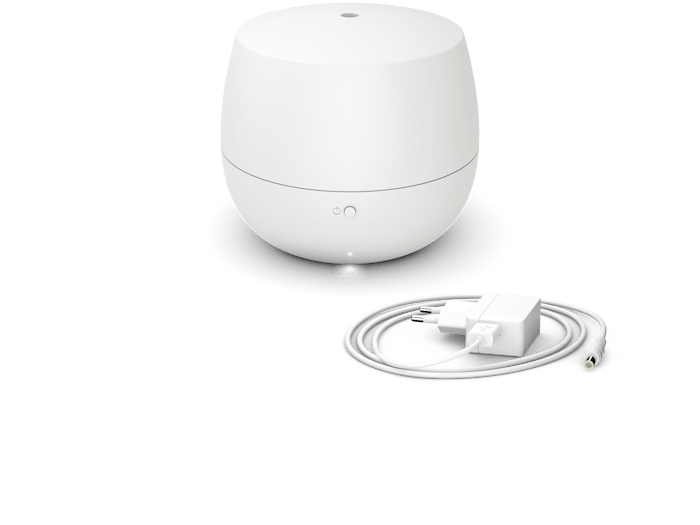 Mia Aroma Diffuser von Stadler Form in weiss mit Stromkabel