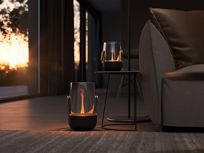 Sophie & Sophie little aroma diffuser by Stadler Form in a living room Sophie & Sophie little aroma diffuser by Stadler Form in a living room