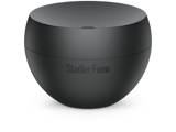 Jasmine mobile aroma diffuser by Stadler Form in black as perspective view