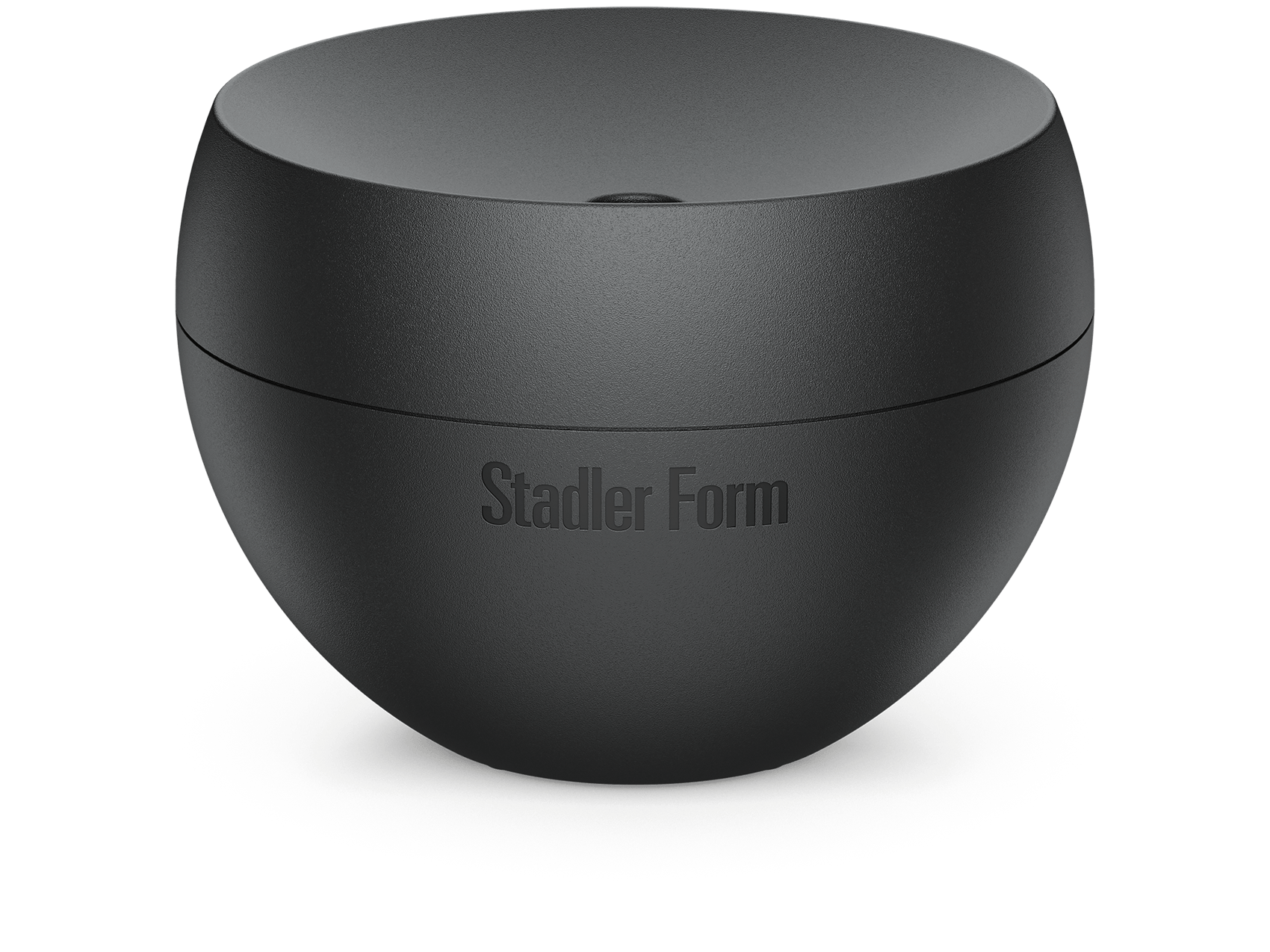 Jasmine mobile aroma diffuser by Stadler Form in black as perspective view