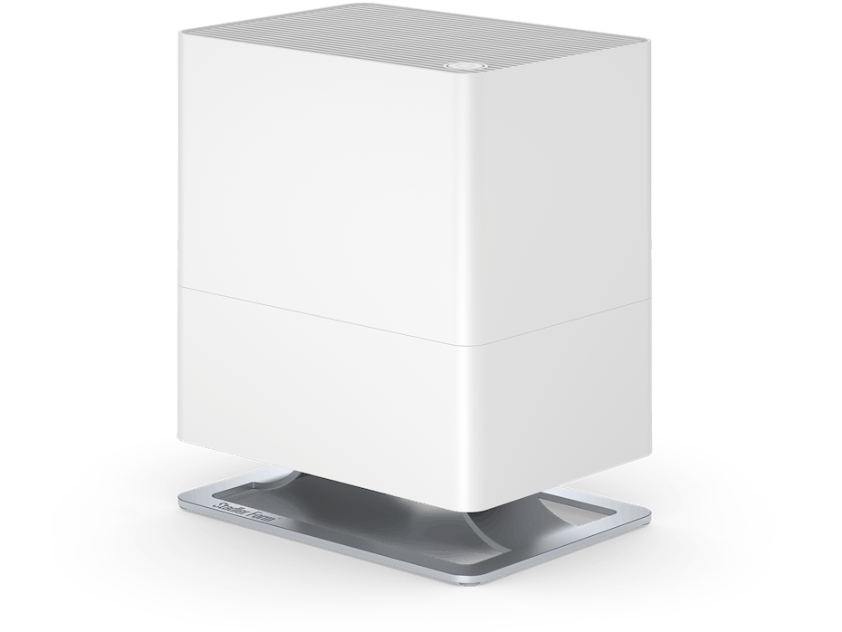 Oskar little humidifier by Stadler Form in white as perspective view