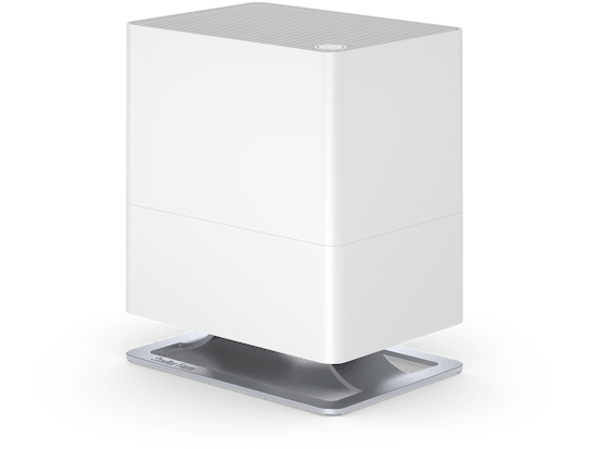 Petit humidificateur Oskar par Stadler Form en blanc Petit humidificateur Oskar par Stadler Form en blanc, vue en perspective