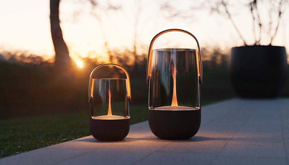Sophie & Sophie little aroma diffusers by Stadler Form outside on a terrace 