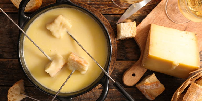 Cheese fondue Cheese fondue