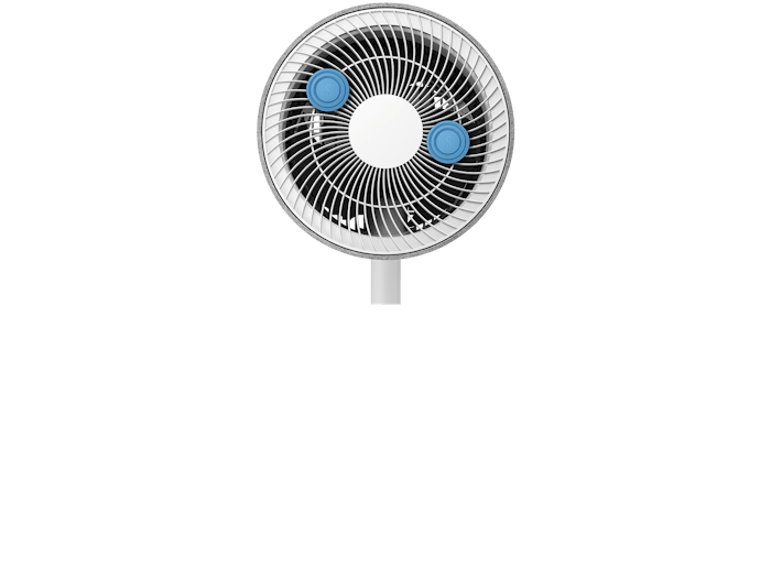 Épingle parfumée Bois de Rose Bleu par Stadler Form adaptée aux ventilateurs, humidificateurs, déshumidificateurs, purificateurs d'air, laveurs d'air, montrée sur un ventilateur Simon de Stadler Form Épingle parfumée Bois de Rose Bleu par Stadler Form adaptée aux ventilateurs, humidificateurs, déshumidificateurs, purificateurs d'air, laveurs d'air, montrée sur un ventilateur Simon de Stadler Form.