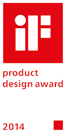 Logo iF Design Award 2014 for Robert air washer by Stadler Form