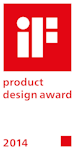 Logo iF Design Award 2014 for Robert air washer by Stadler Form