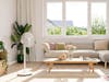 Finn by Stadler Form in a modern living room with a summery flair Finn by Stadler Form in a modern living room with a summery flair
