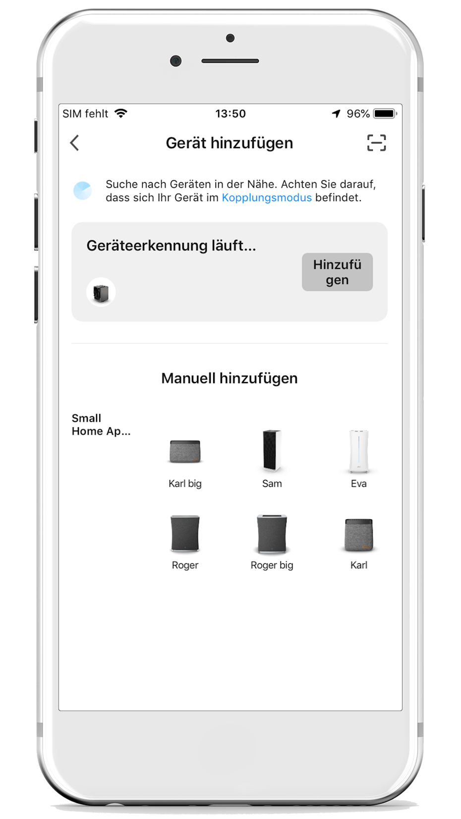 Stadler Form App automatisch hinzufügen Heizlüfter Alex Stadler Form App automatisch hinzufügen Heizlüfter Alex