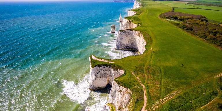 England coast Ireland coast