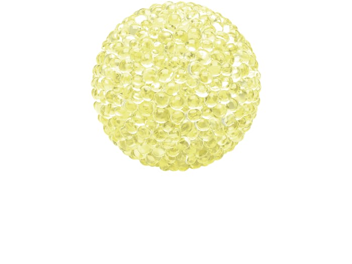 Yellow Vanilla fragrance globe by Stadler Form suitable for aroma diffusers Lina, Nina, and Tina