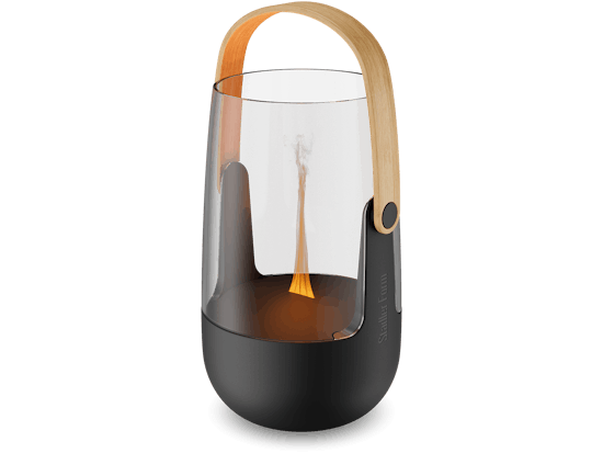 Sophie aroma diffuser by Stadler Form in black as perspective view