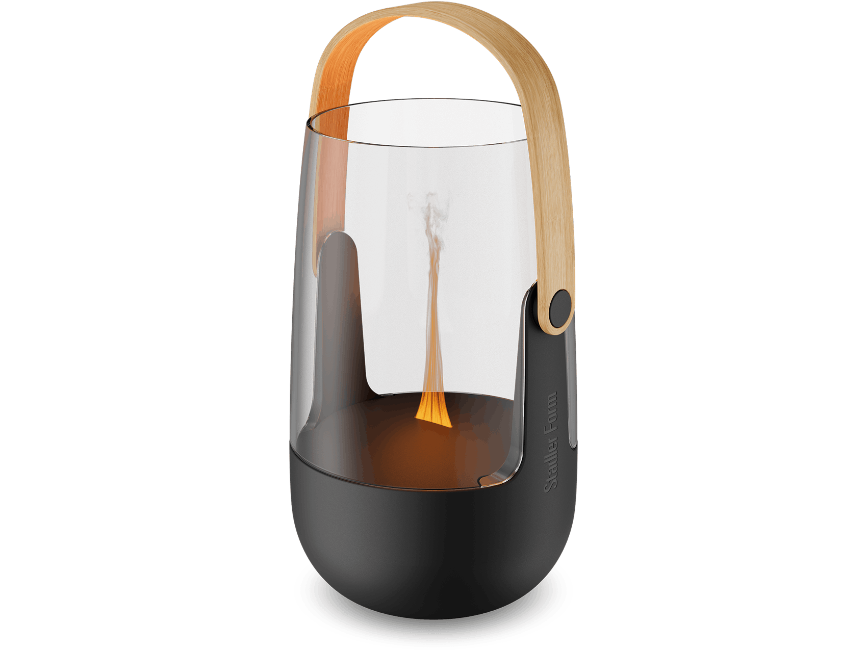 Sophie aroma diffuser by Stadler Form in black as perspective view Sophie aroma diffuser by Stadler Form in black as perspective view