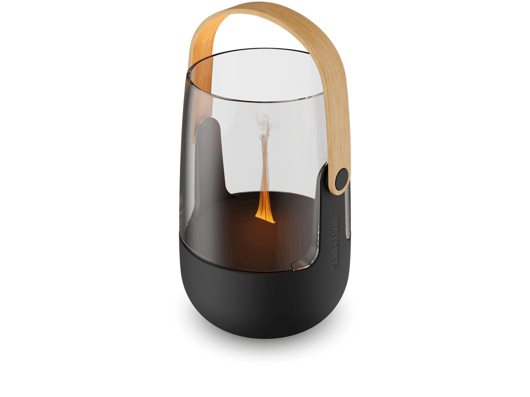 Sophie little aroma diffuser by Stadler Form in black as perspective view