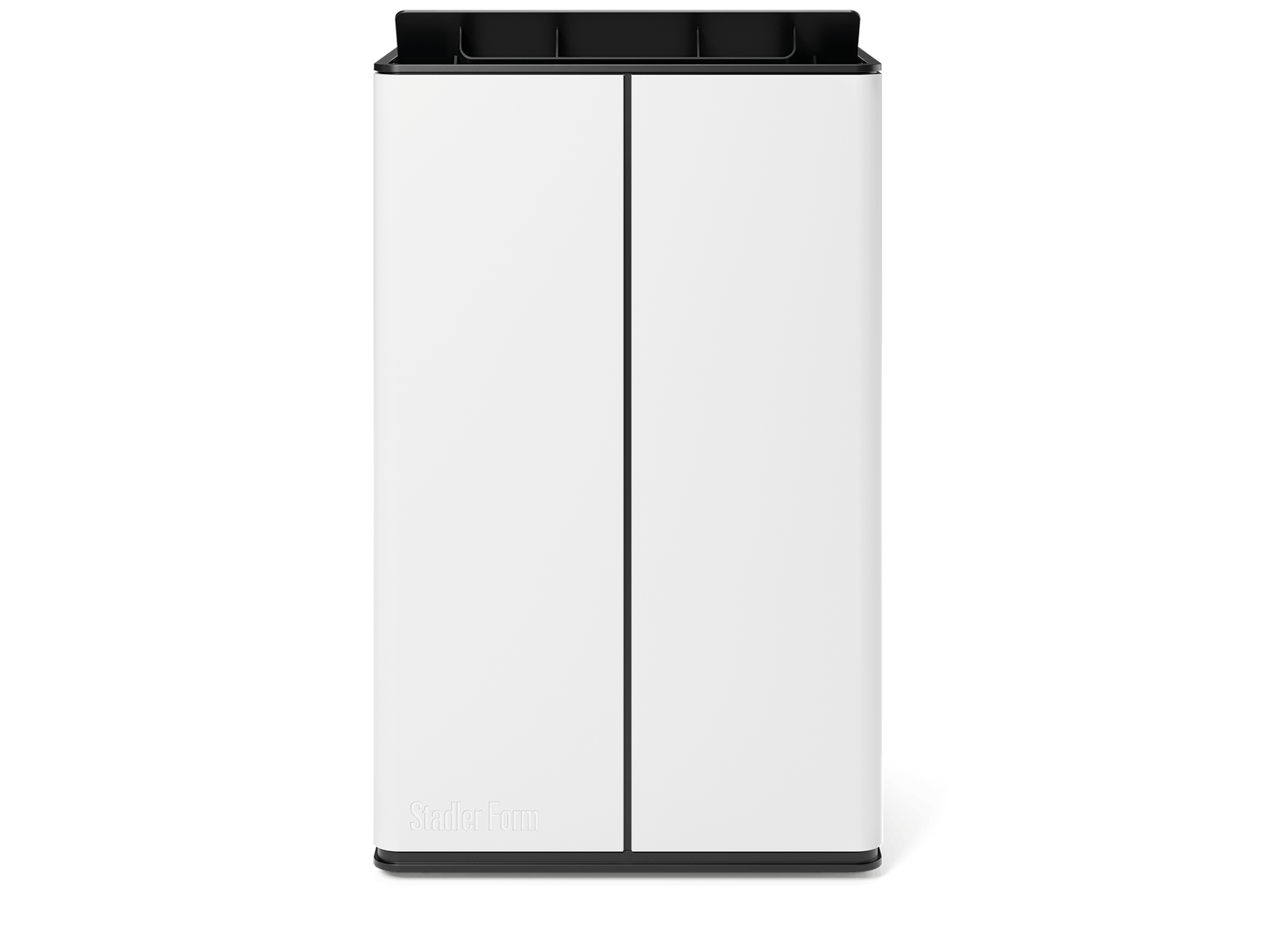 Lukas dehumidifier by Stadler Form in white as front view