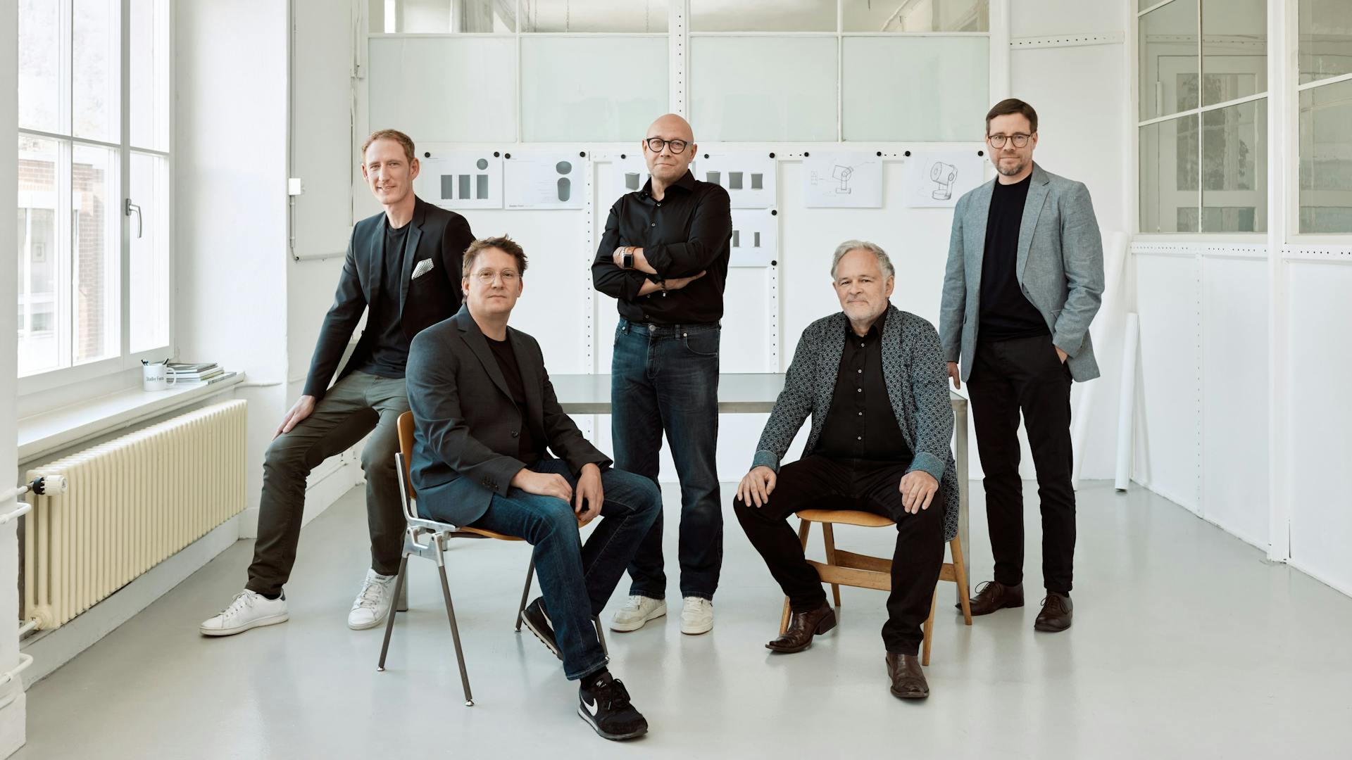 Stadler Form Designer Team 2021 Die Designer von Stadler Form in einem Teamfoto 2021