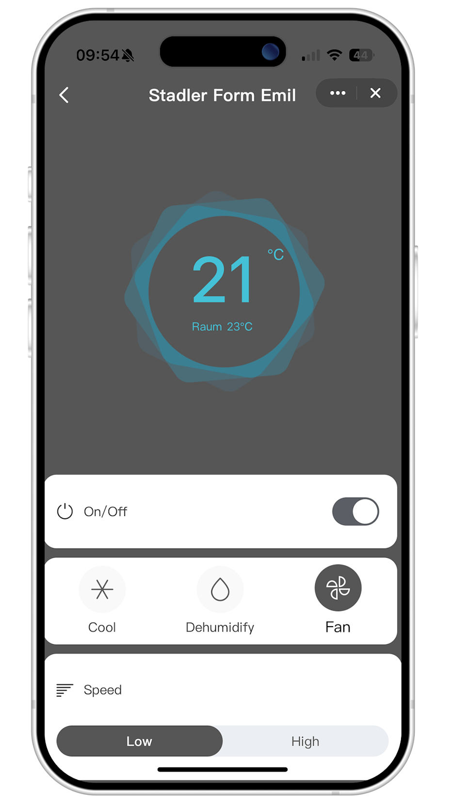 Stadler Form App Emil Steuerung