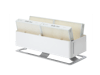 Oskar big humidifier by Stadler Form open with visible filters Oskar big humidifier by Stadler Form open with visible filters