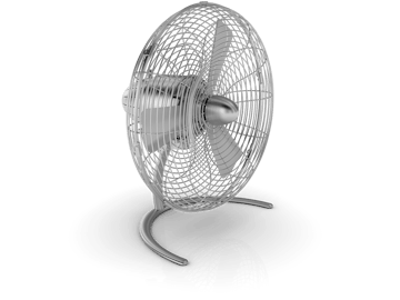 Charly little fan by Stadler Form as perspective view