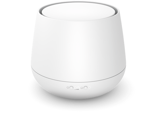 Julia aroma diffuser by Stadler Form in white as perspective view