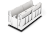 Noah Pro humidifier by Stadler Form open with visible filters