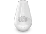 Nina aroma diffuser by Stadler Form as perspective view with fragrance globe White Amber