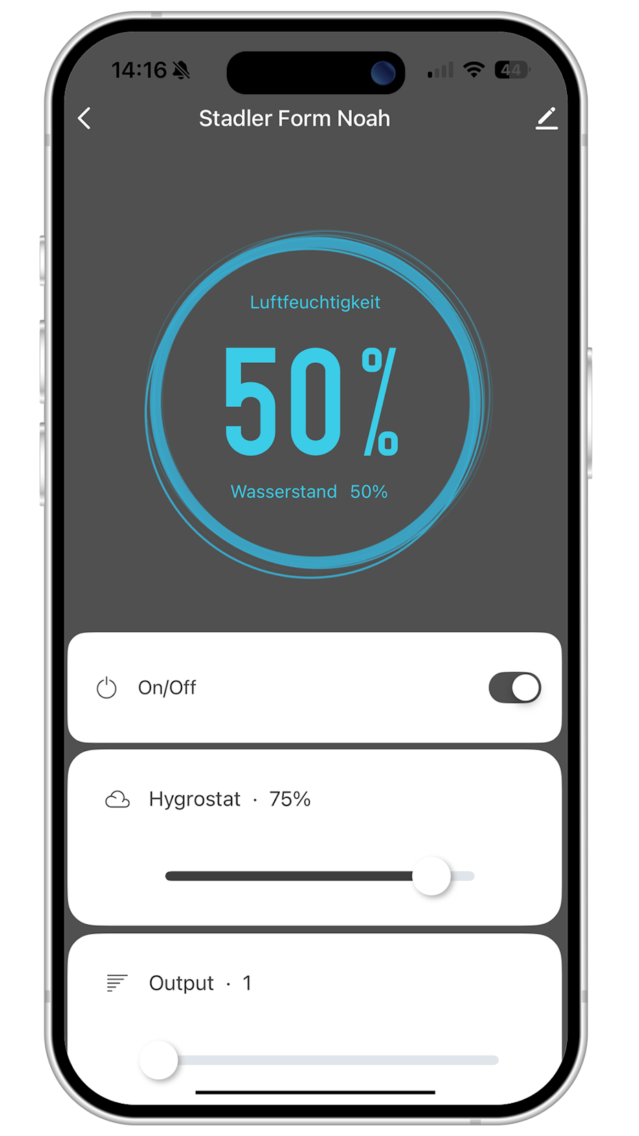 SF App Noah Steuerung