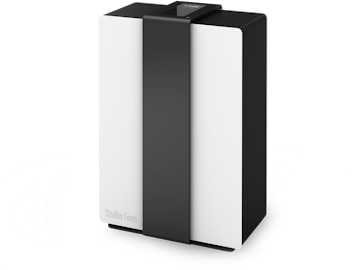 Robert air washer by Stadler Form in black as perspective view