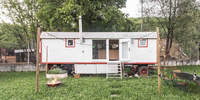 Tiny house by Kevin Rechsteiner Tiny house by Kevin Rechsteiner